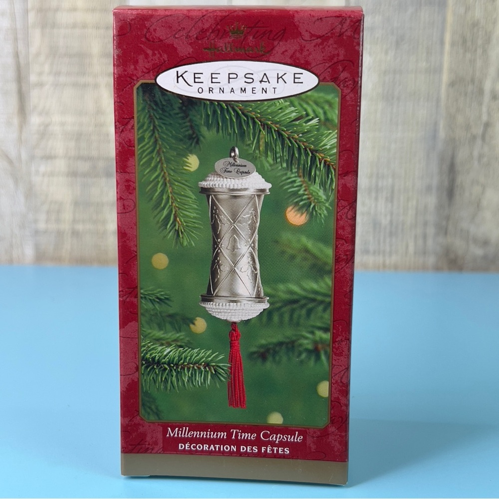 Hallmark Keepsake Ornament Millennium Time Capsule Handcrafted Dated 2000